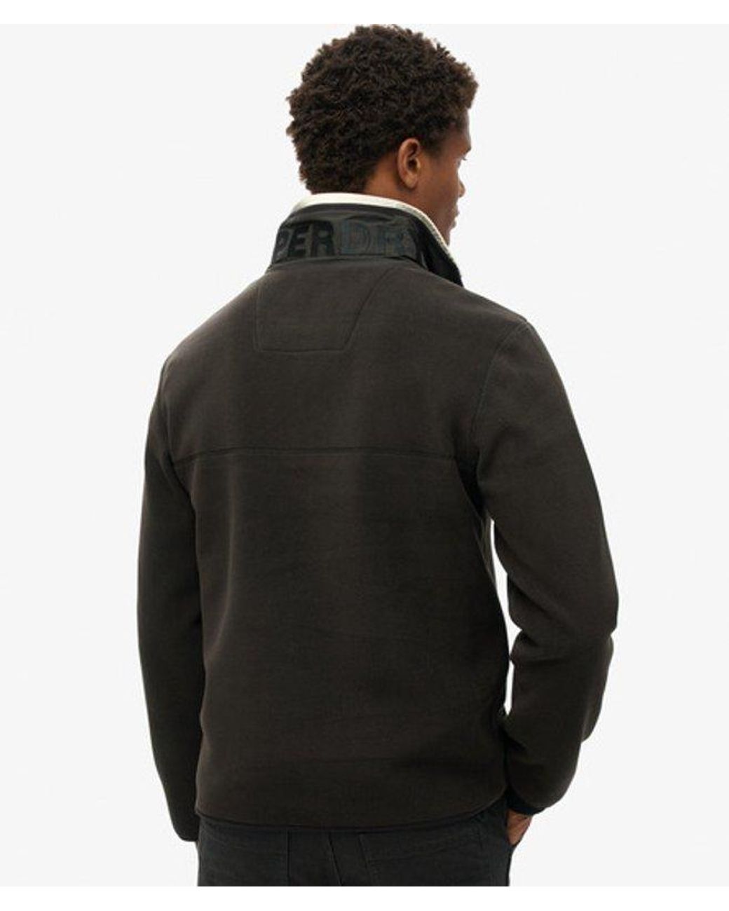 Superdry Black & Co Active Half Zip Fleece for men