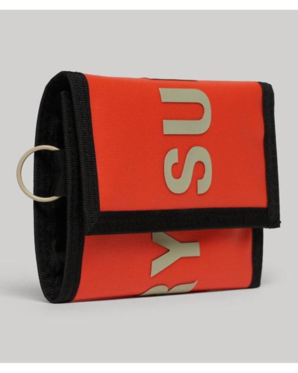 Superdry Orange Tarp Tri-fold Wallet