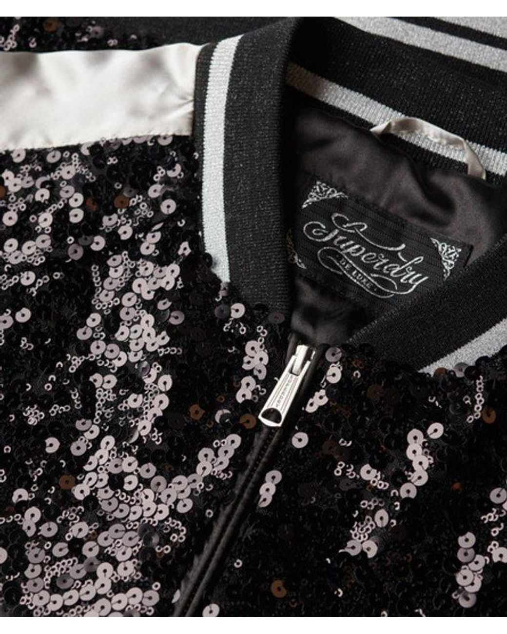 Superdry Black & Co Sequin Suikajan Jacket