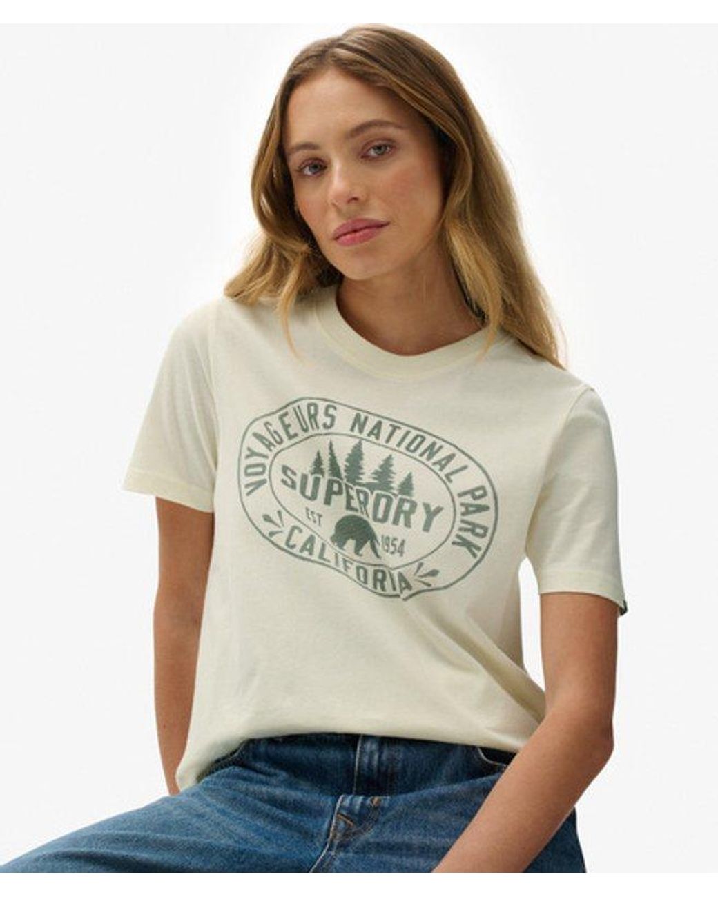 Superdry White & Co Lo-fi Outdoors Relaxed T-shirt