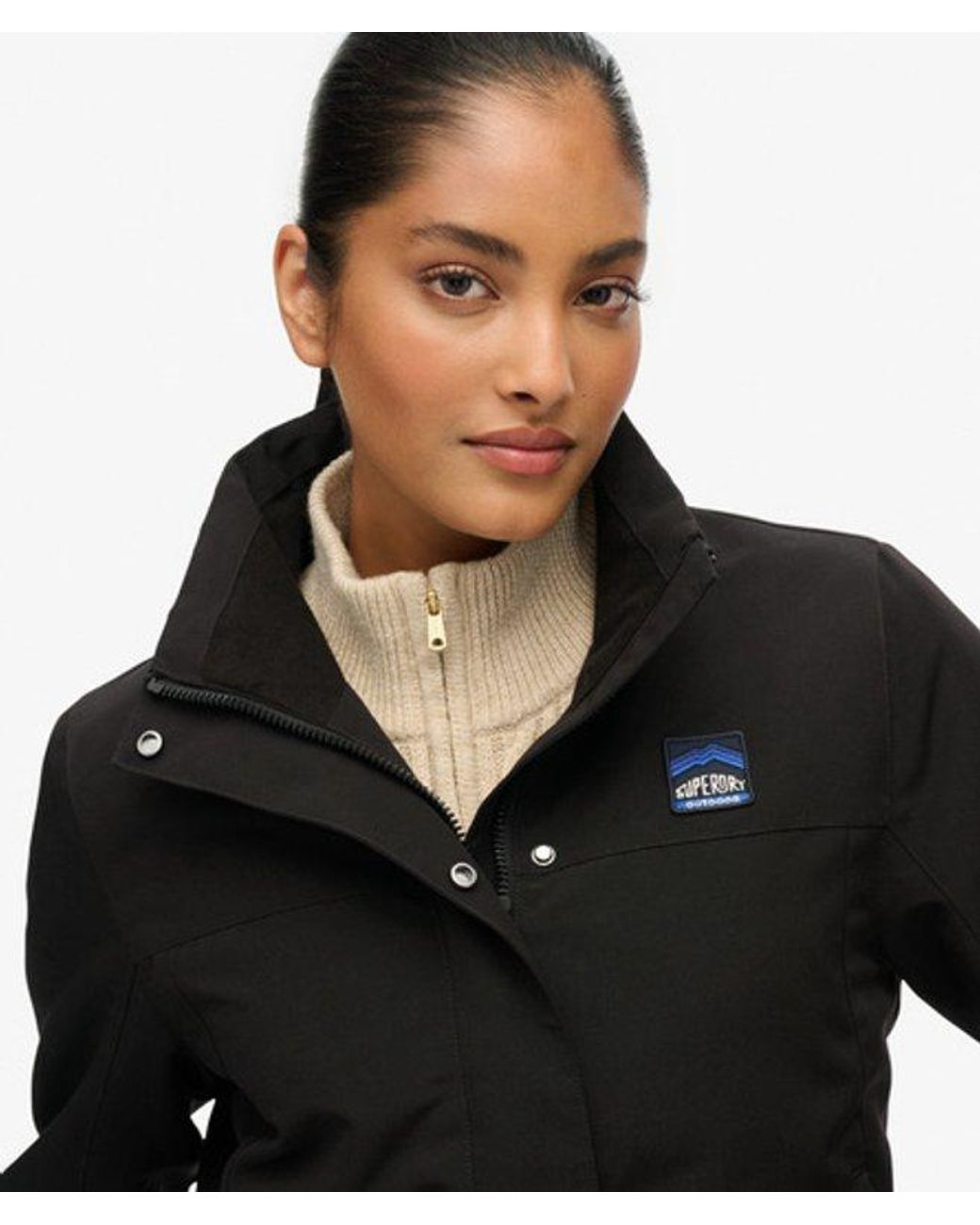 Superdry Black & Co Non Hooded Shell Jacket