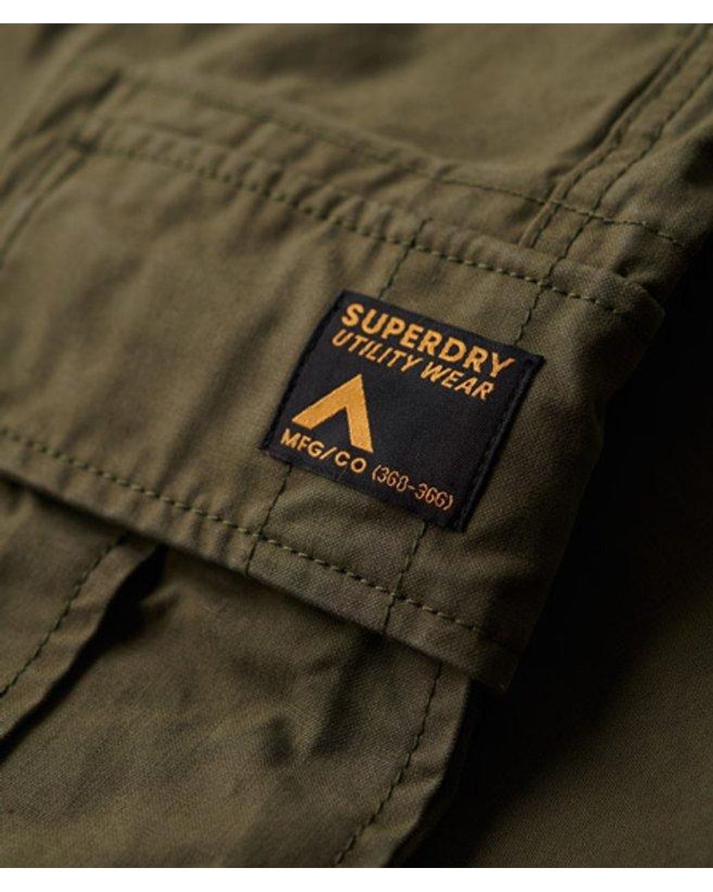 Superdry Natural & Co Classic Organic Cotton baggy Cargo Pants for men