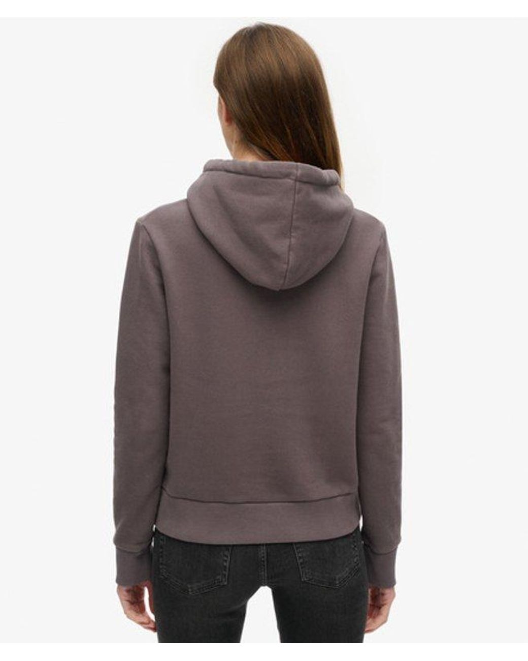 Superdry Gray & Co Tokyo Vintage Logo Graphic Hoodie