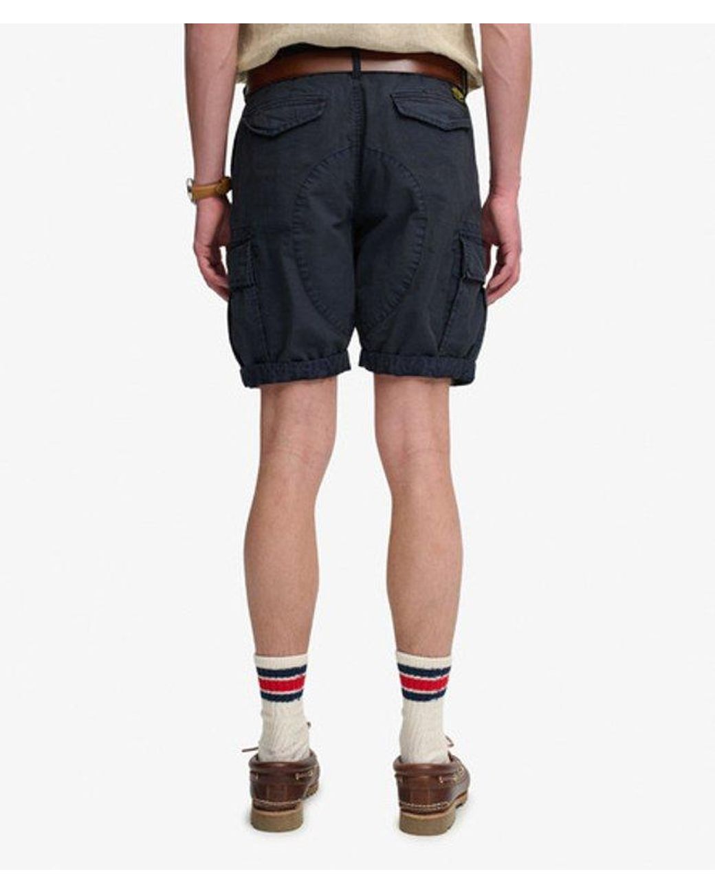 Superdry Blue & Co Ripstop Light Cargo Shorts for men