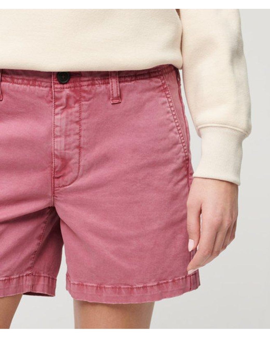 Superdry Pink & Co Classic Chino Shorts