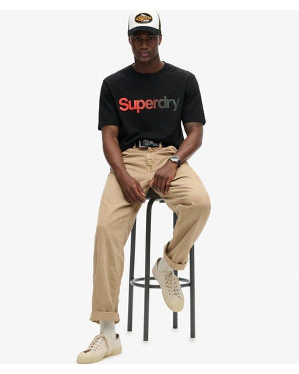 Superdry Black & Co Mesh Trucker Cap