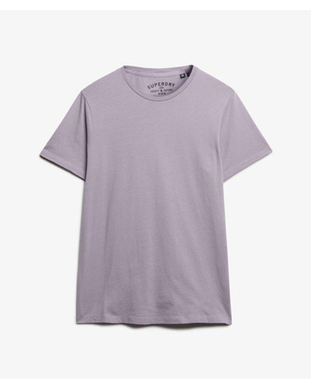 Superdry Purple & Co Classic Essential T-shirt for men