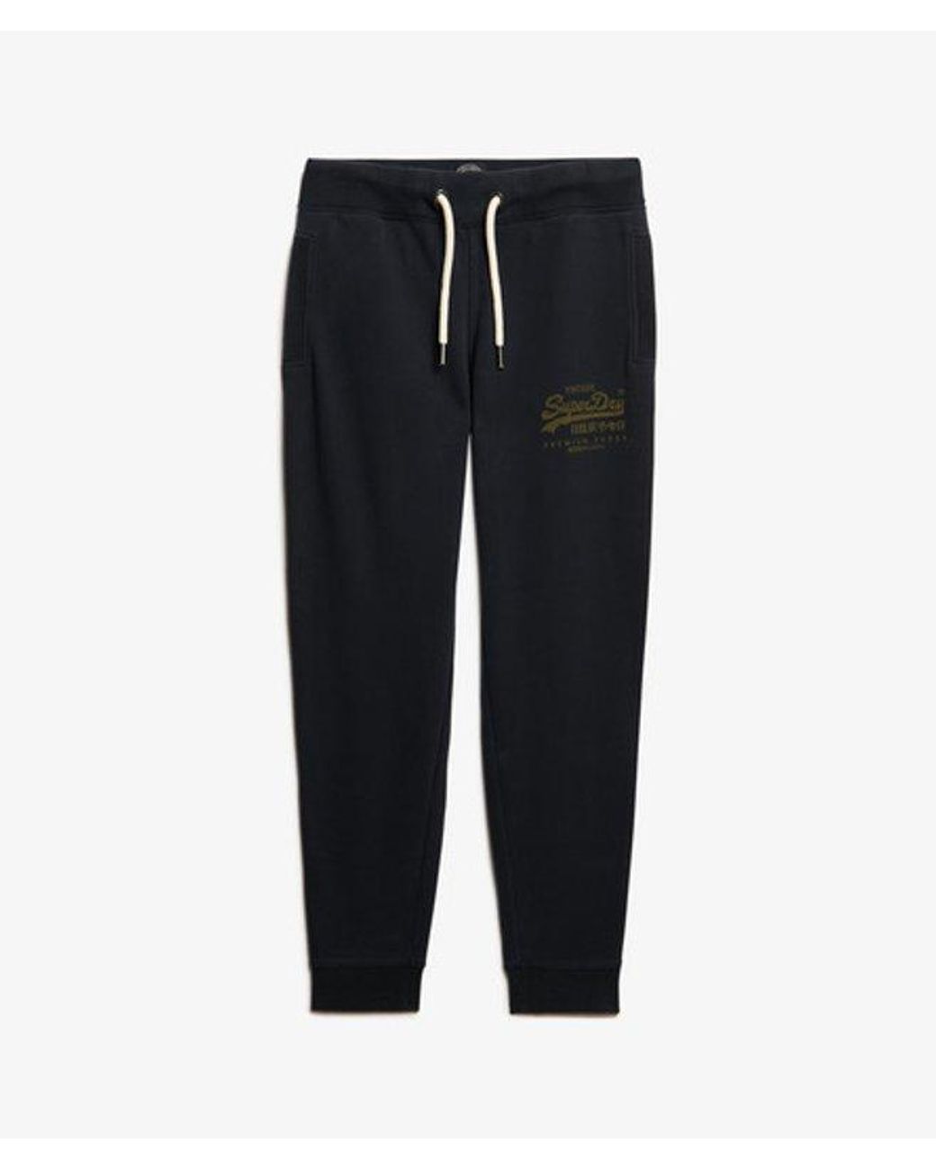 Superdry White Classic Vintage Logo Graphic Jogger for men