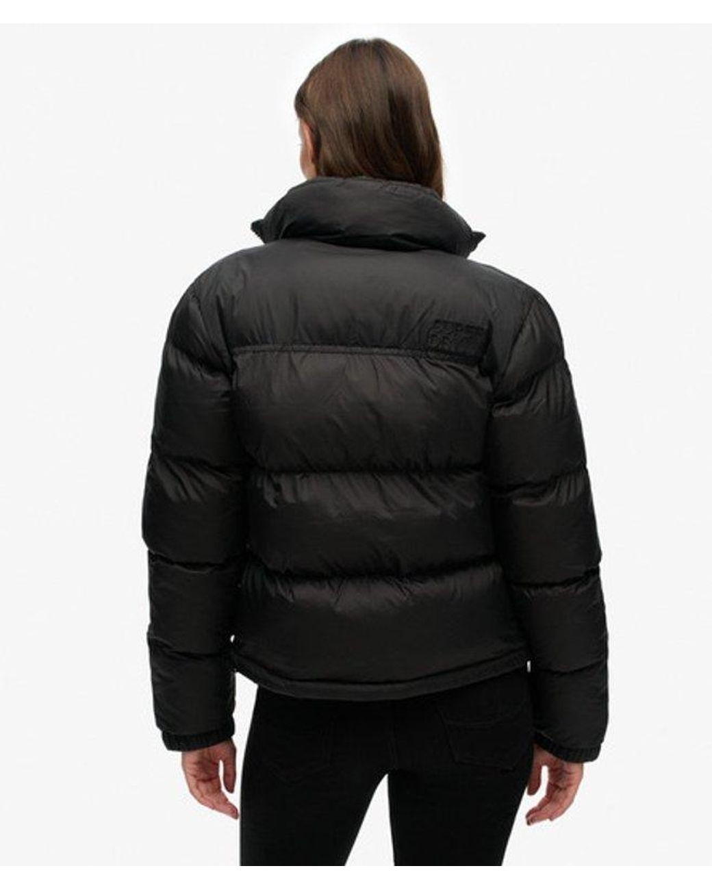 Superdry Black Non Hooded Tech Padded Jacket