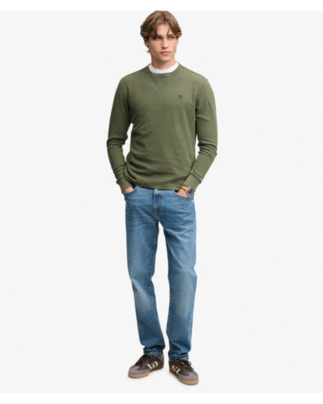 Superdry Green & Co Classic Heavy Textured Top for men