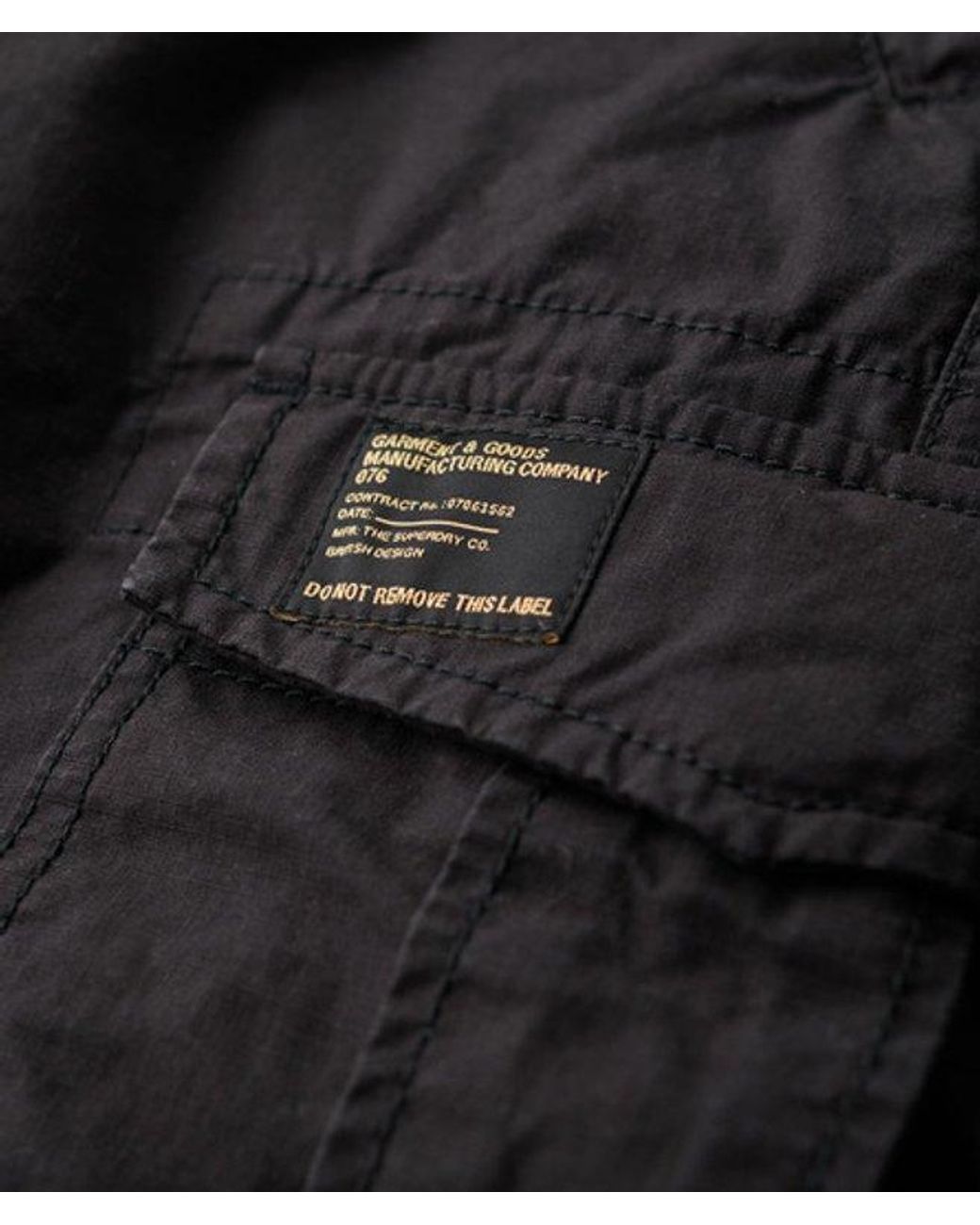 Superdry & Co Parachute Cargoshort in het White voor heren