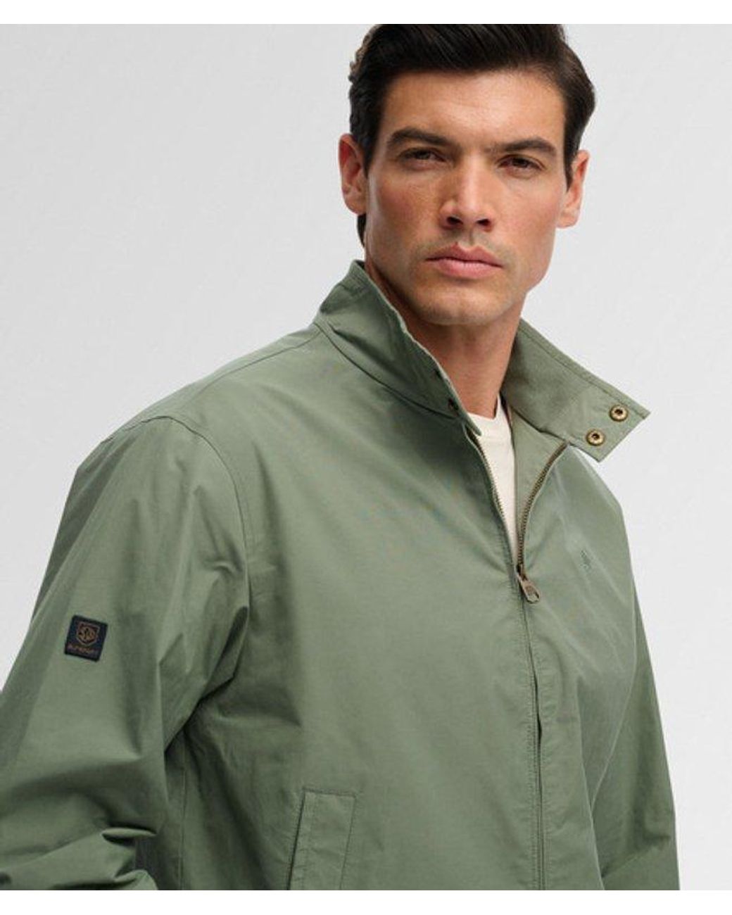 Superdry Green & Co Classic Harrington Jacket for men