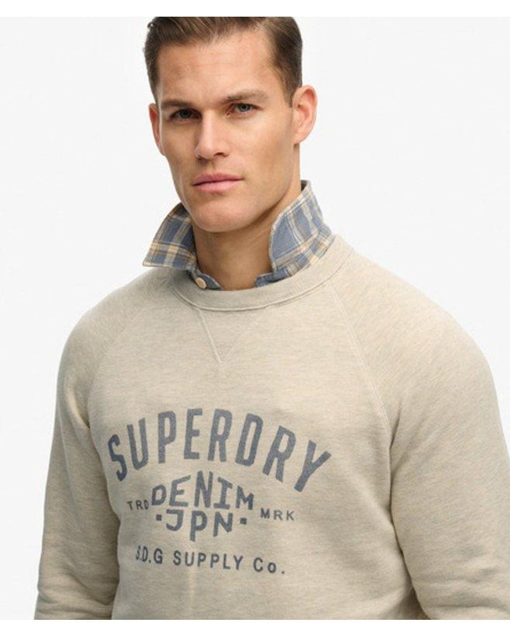 Superdry Natural & Co The Merchant Store - Vintage Print Sweatshirt for men