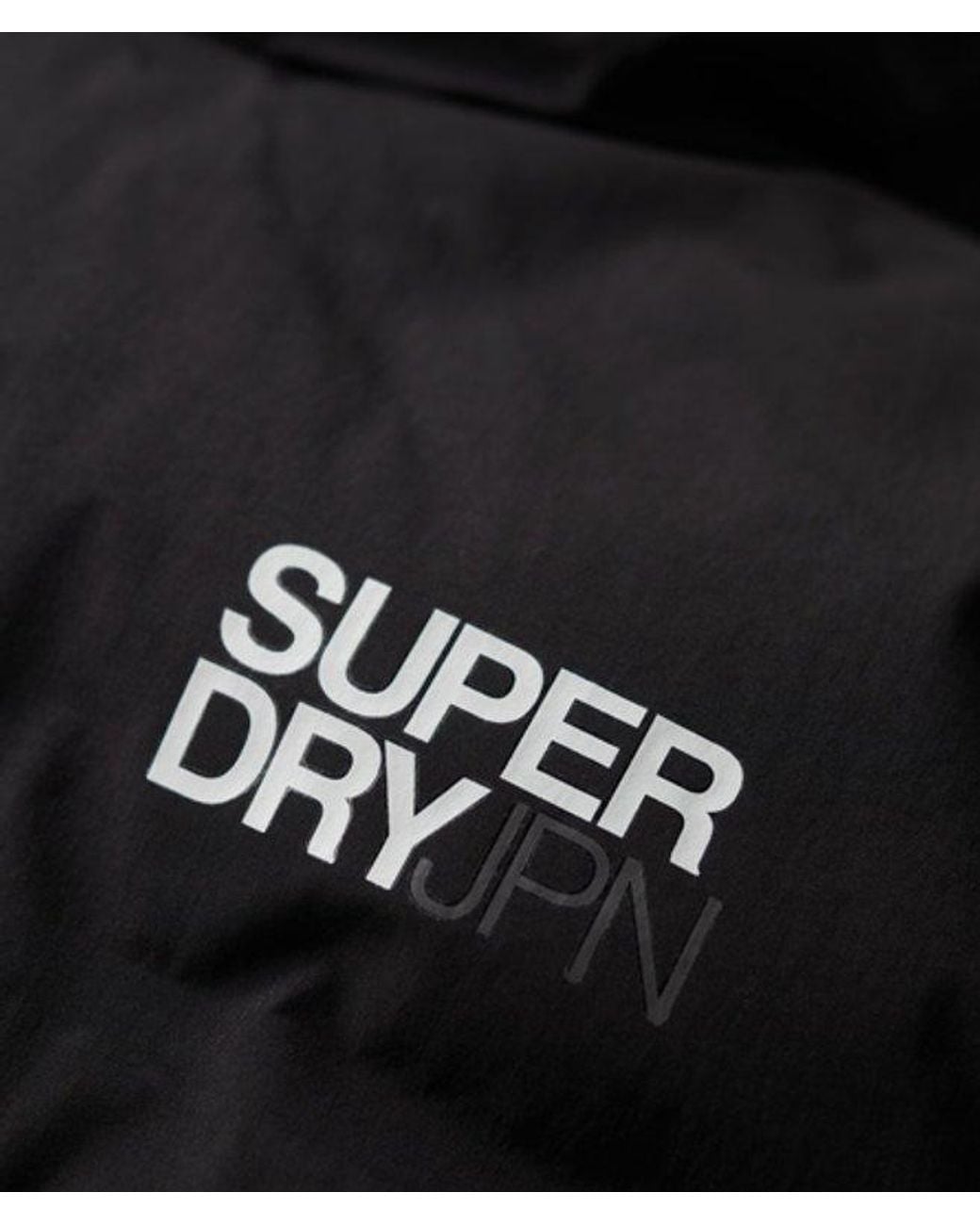 Superdry Black & Co Fully Lined Quilted Hooded Boxy Puffer Jacket