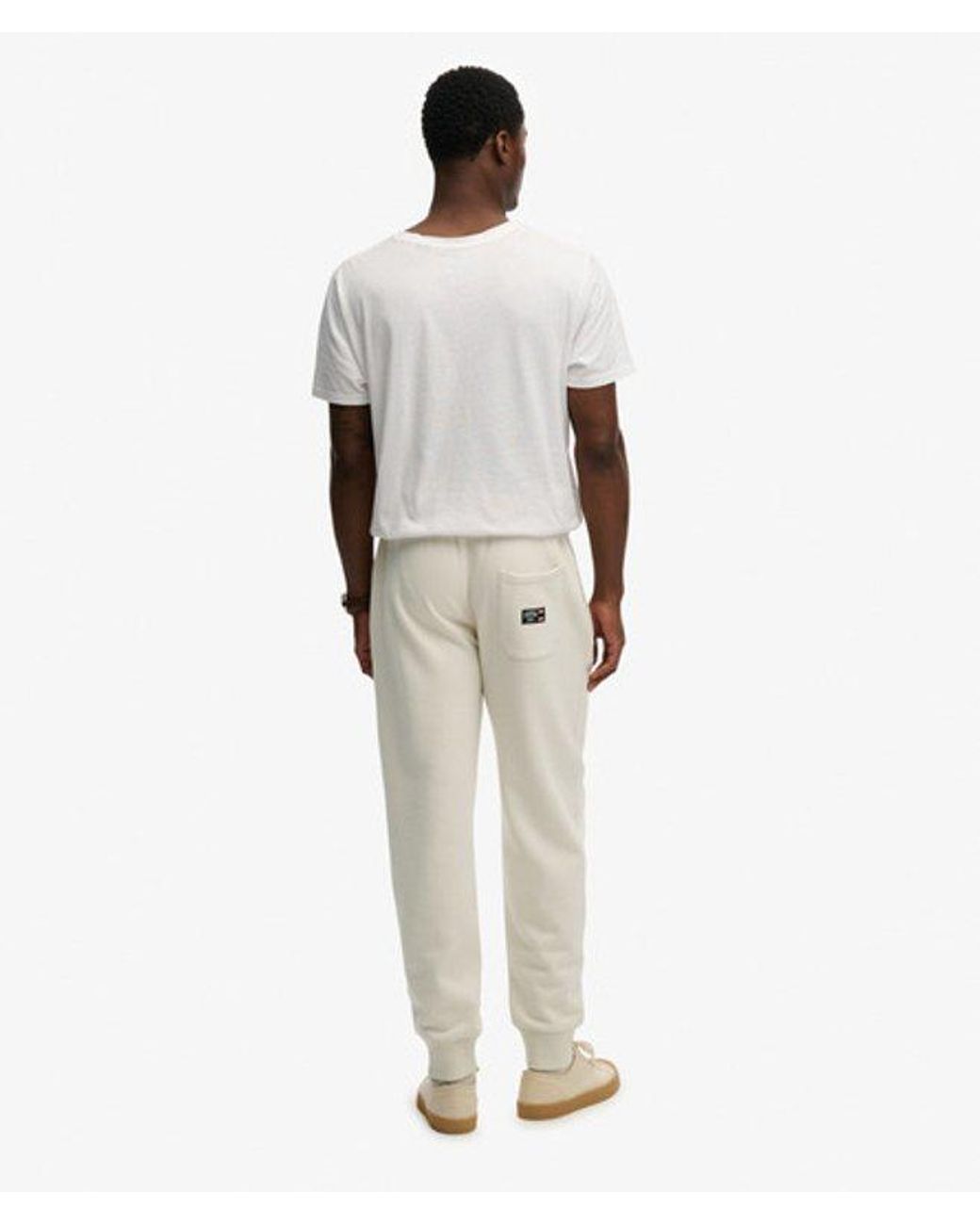 Superdry White & Co Essential Logo Half Brushed joggers for men