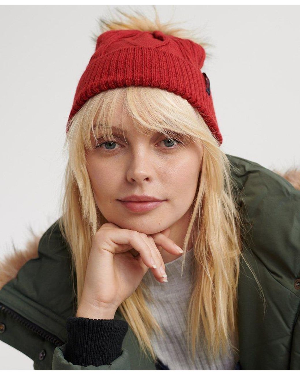 superdry winter cap