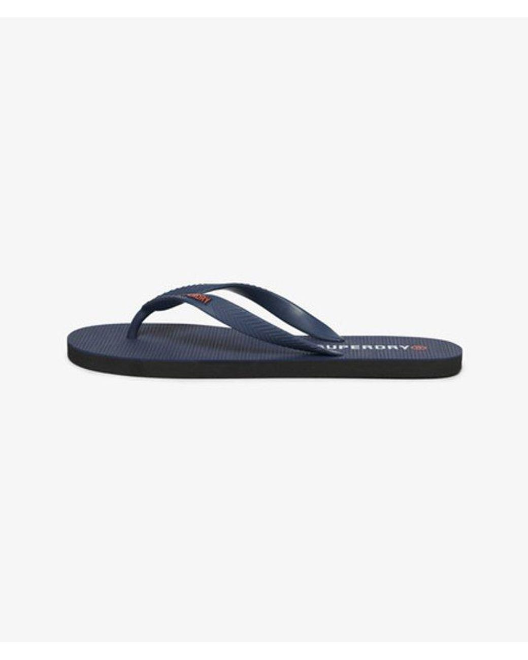 Superdry Blue & Co Core Essential Flip Flops for men