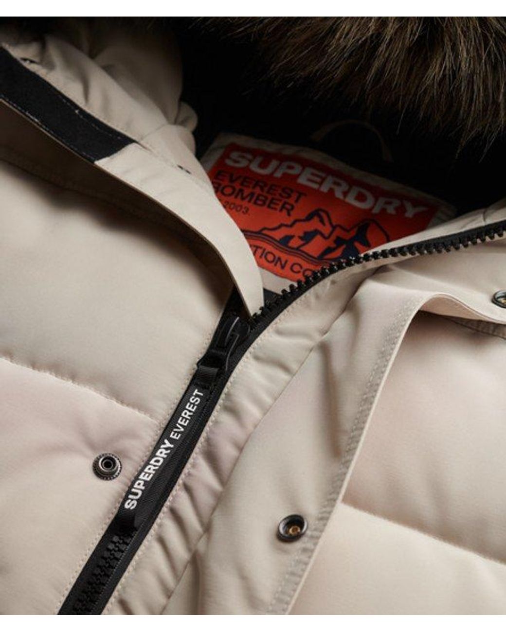Superdry Natural & Co Everest Hooded Puffer Bomber Jacket for men