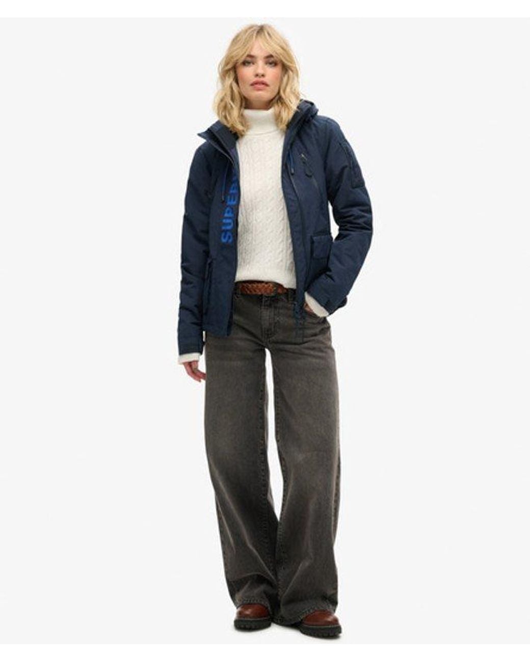 Superdry Blue & Co Hooded Ultimate Sd-windcheater Jacket