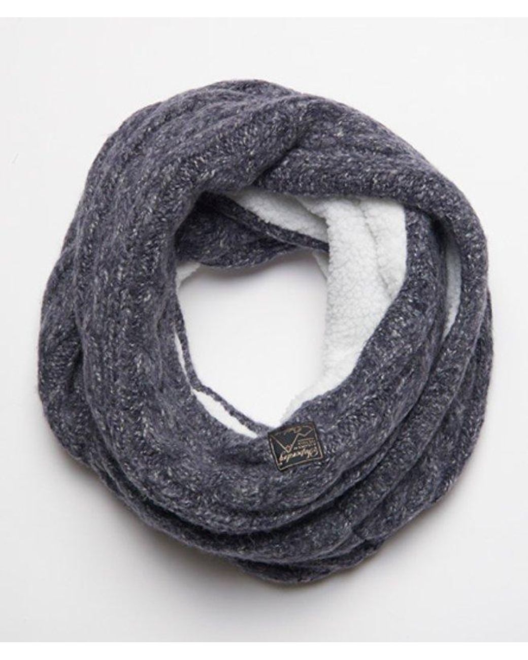 Superdry Multicolor & Co Tweed Cable Snood