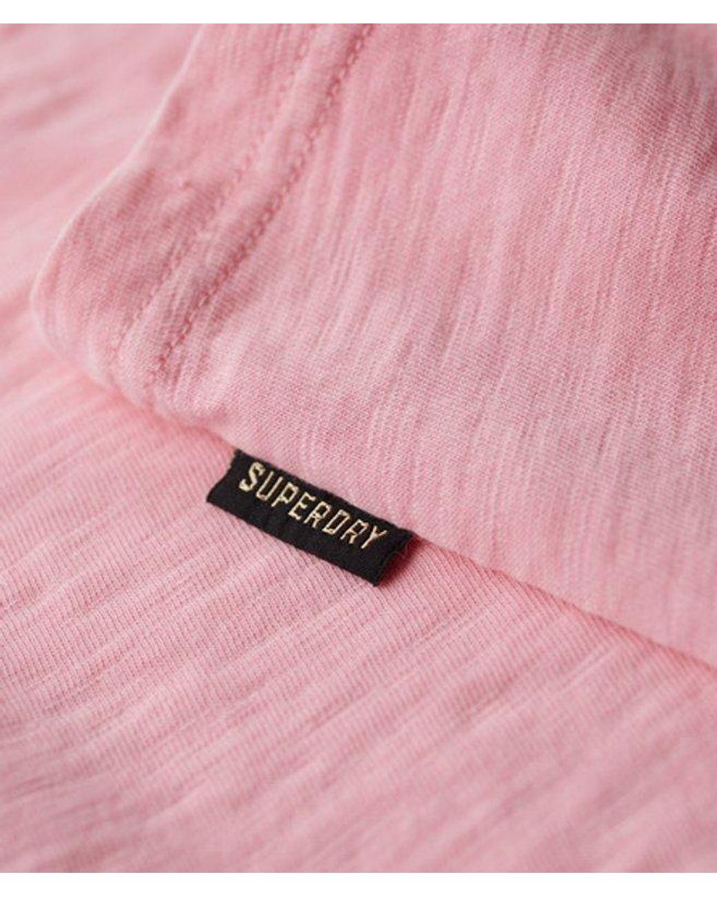 Superdry Pink Neon Motor Graphic Fitted T-shirt