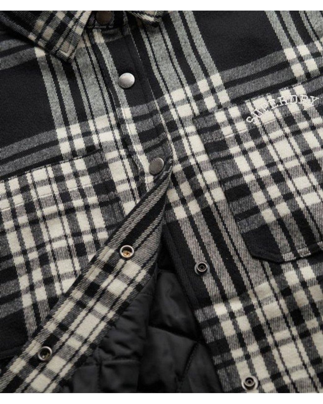 Superdry Gray & Co Check Lined Shirt