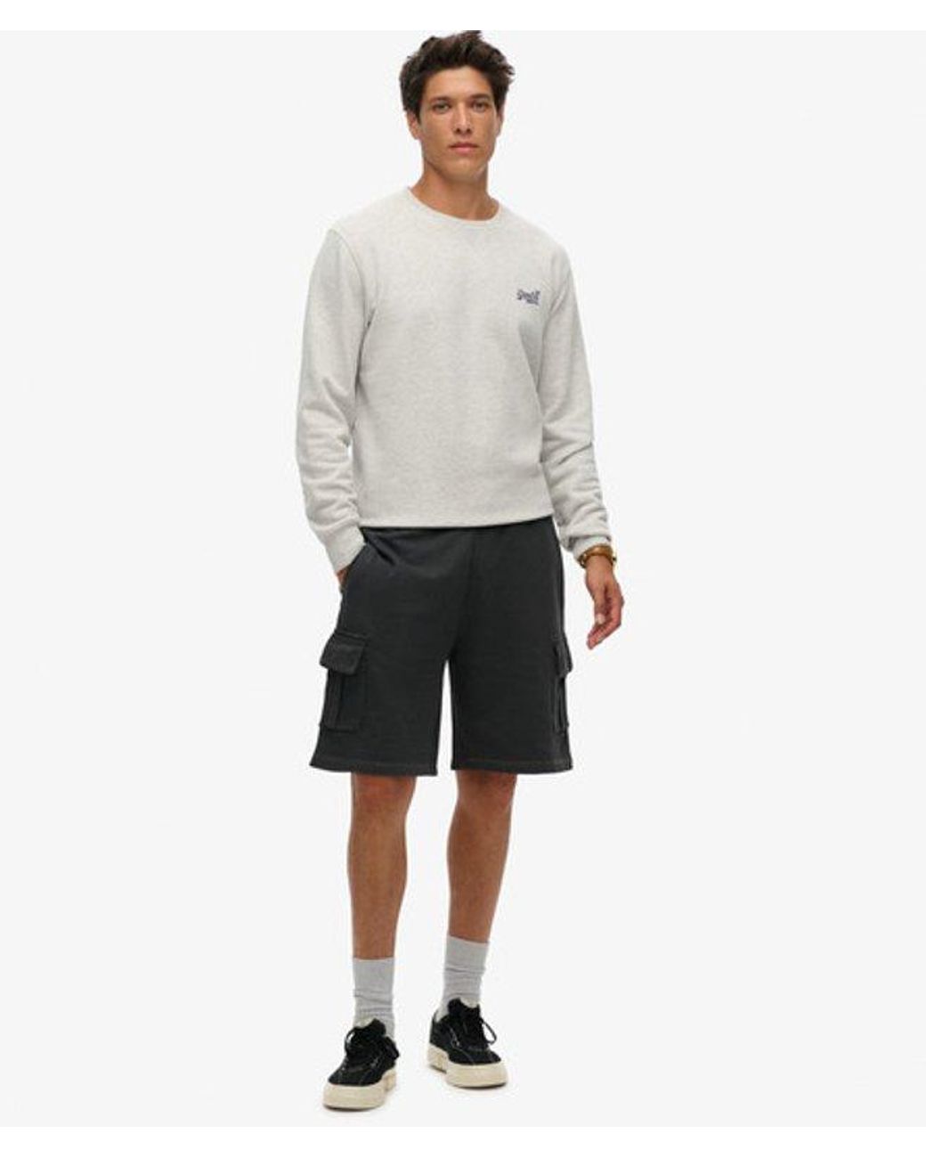 Superdry White & Co Contrast Stitch Cargo Shorts for men