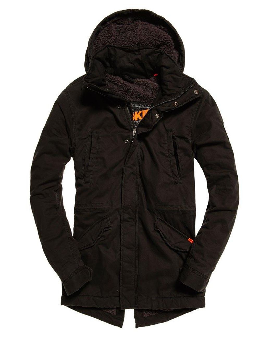 Superdry Military Jacket Black for | Lyst