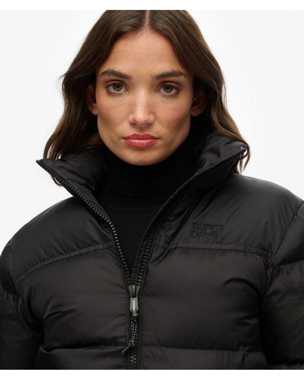 Superdry Black Non Hooded Tech Padded Jacket