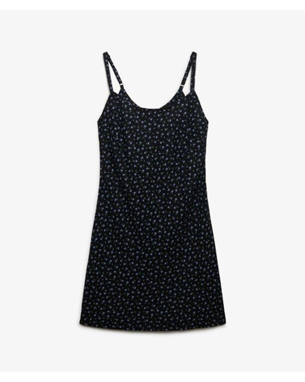 Superdry Black & Co Printed Cami Mini Dress