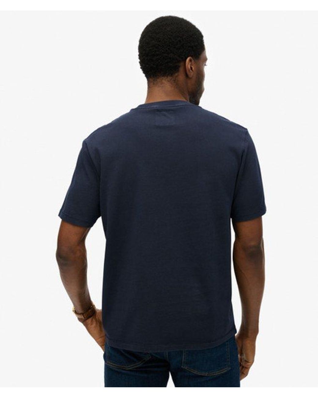 Superdry Blue & Co Vintage Athletic Essential Graphic T-shirt for men