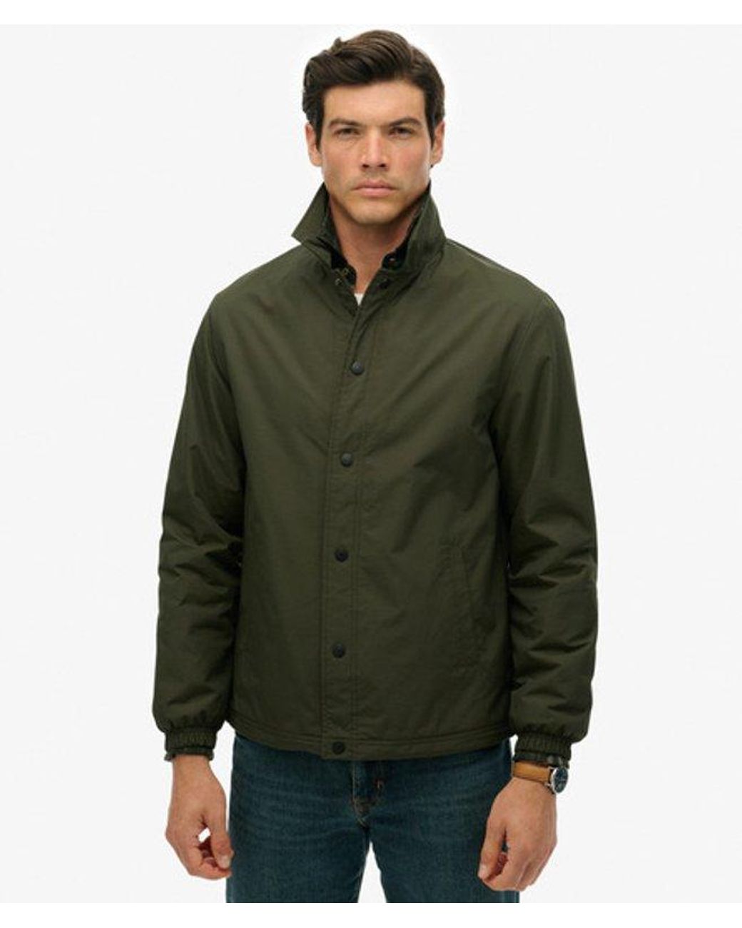 Superdry Green & Co Nylon Coach Jacket for men