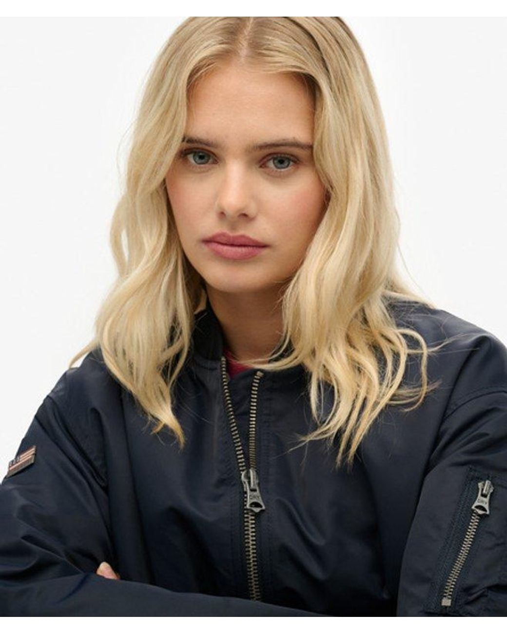 Superdry Blue & Co Ma1 Bomber Jacket