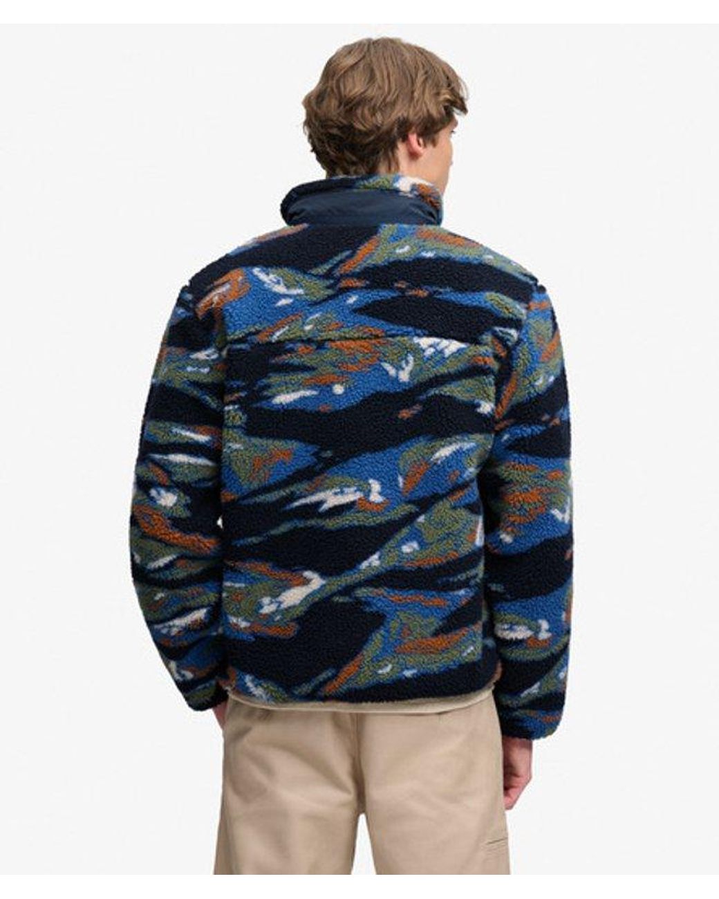 Superdry Blue & Co Terrain Fleece Zip Through for men