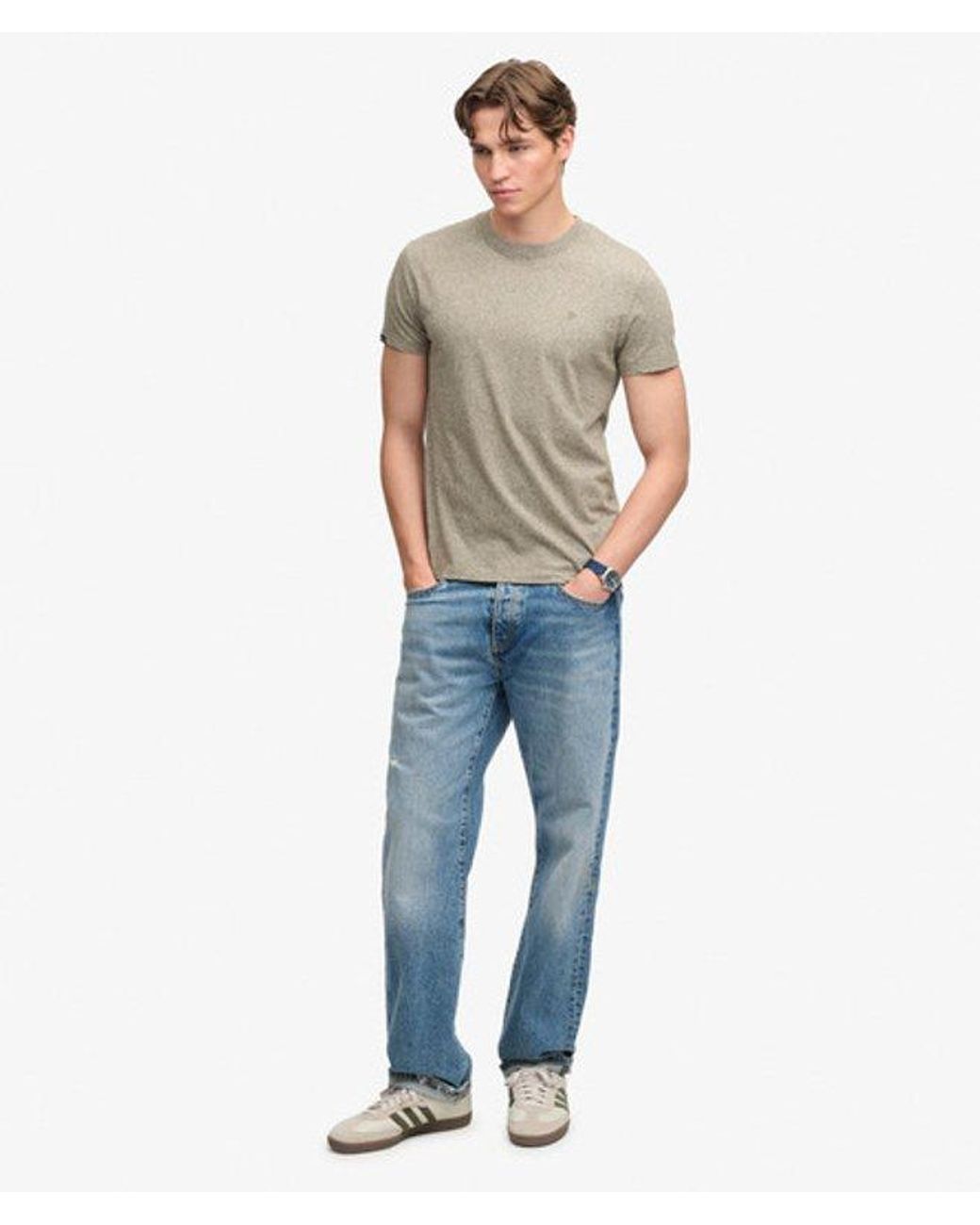 Superdry Green & Co Logo Embroidered T-shirt for men