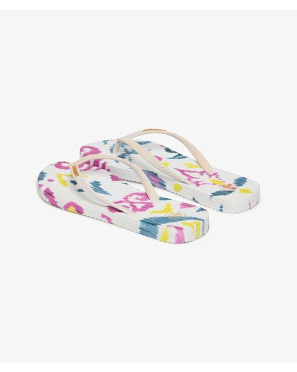 Superdry White & Co All Over Print Flip Flops