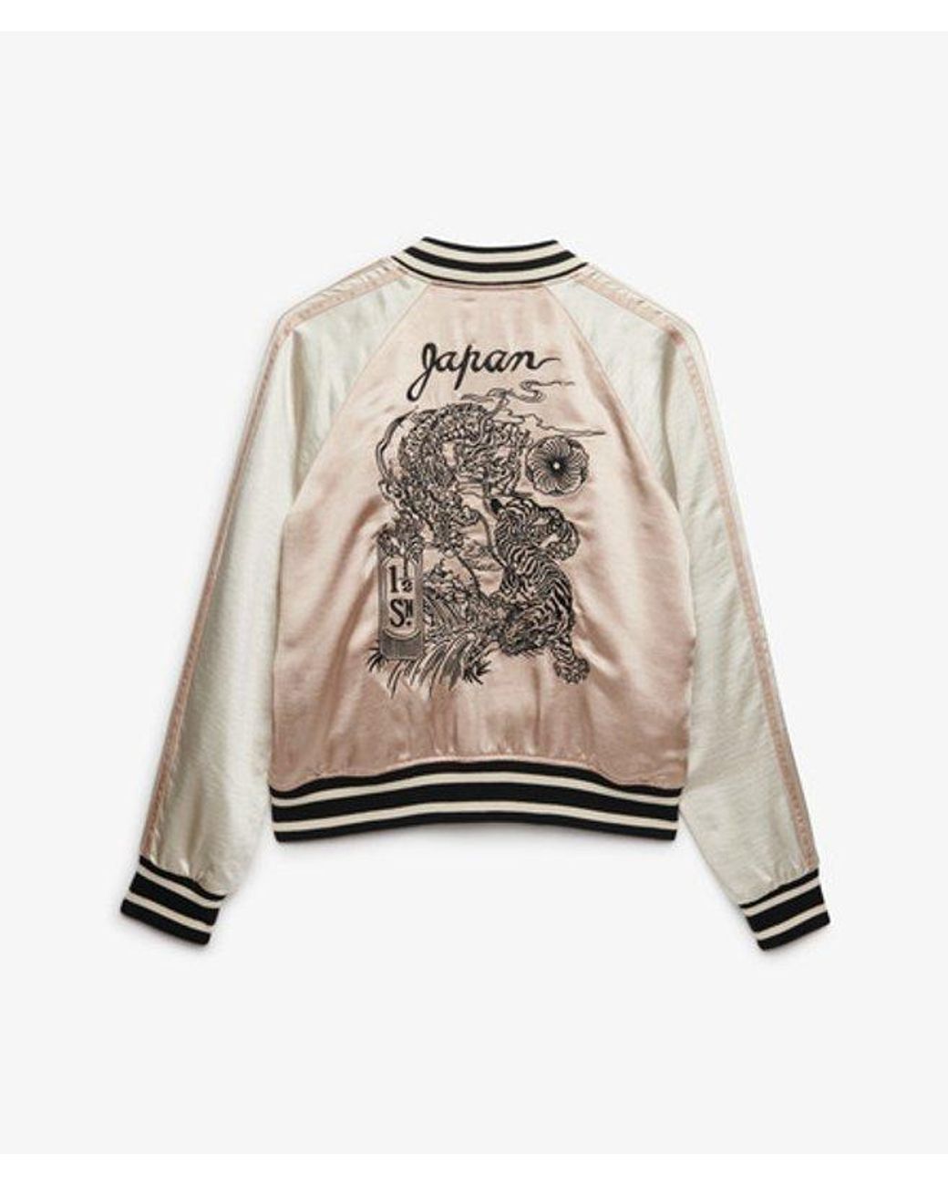 Superdry Gray & Co Suikajan Embroidered Bomber Jacket
