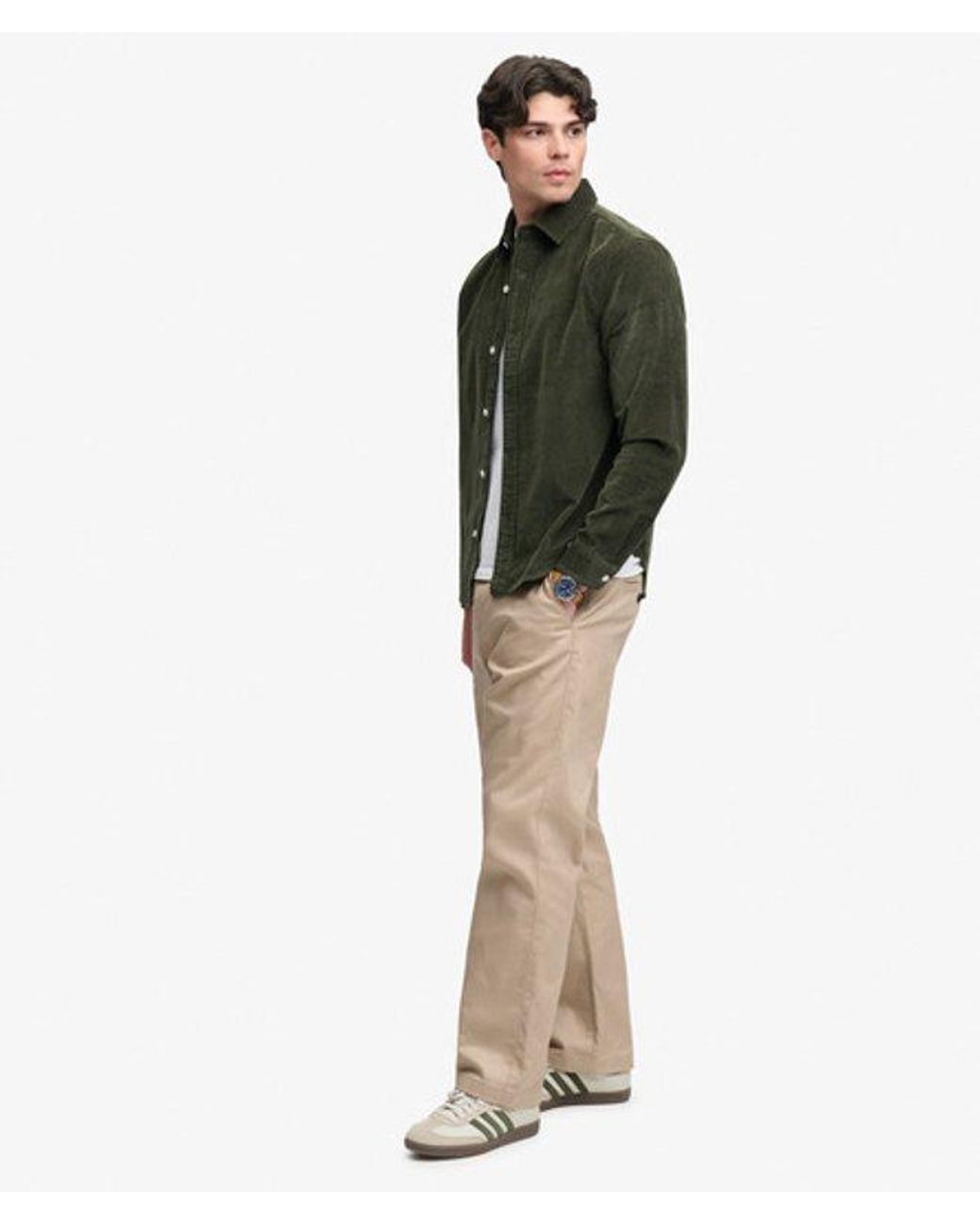 Superdry Green & Co Cord Overshirt for men