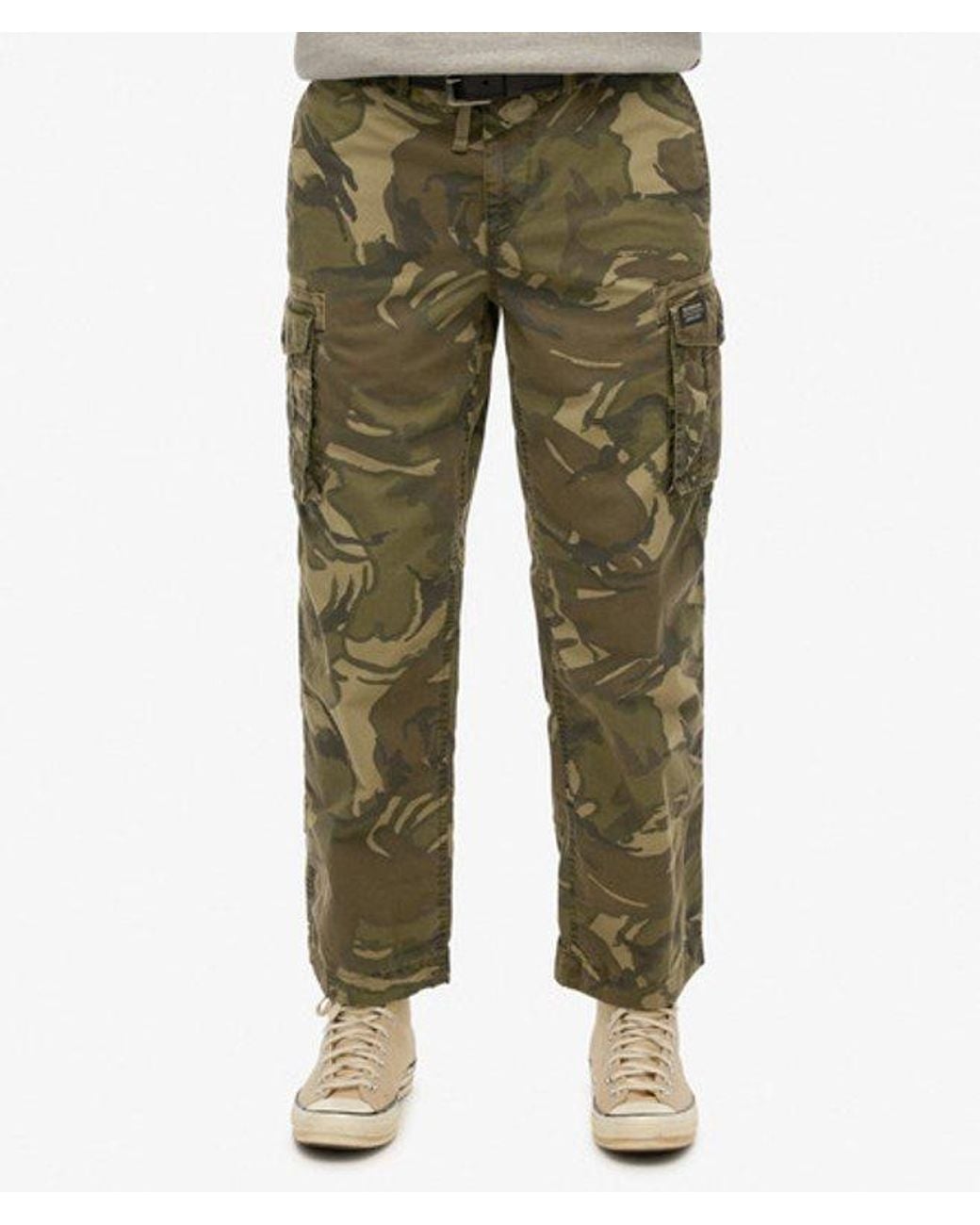 Superdry Green & Co Parachute Light Cargo Pants for men