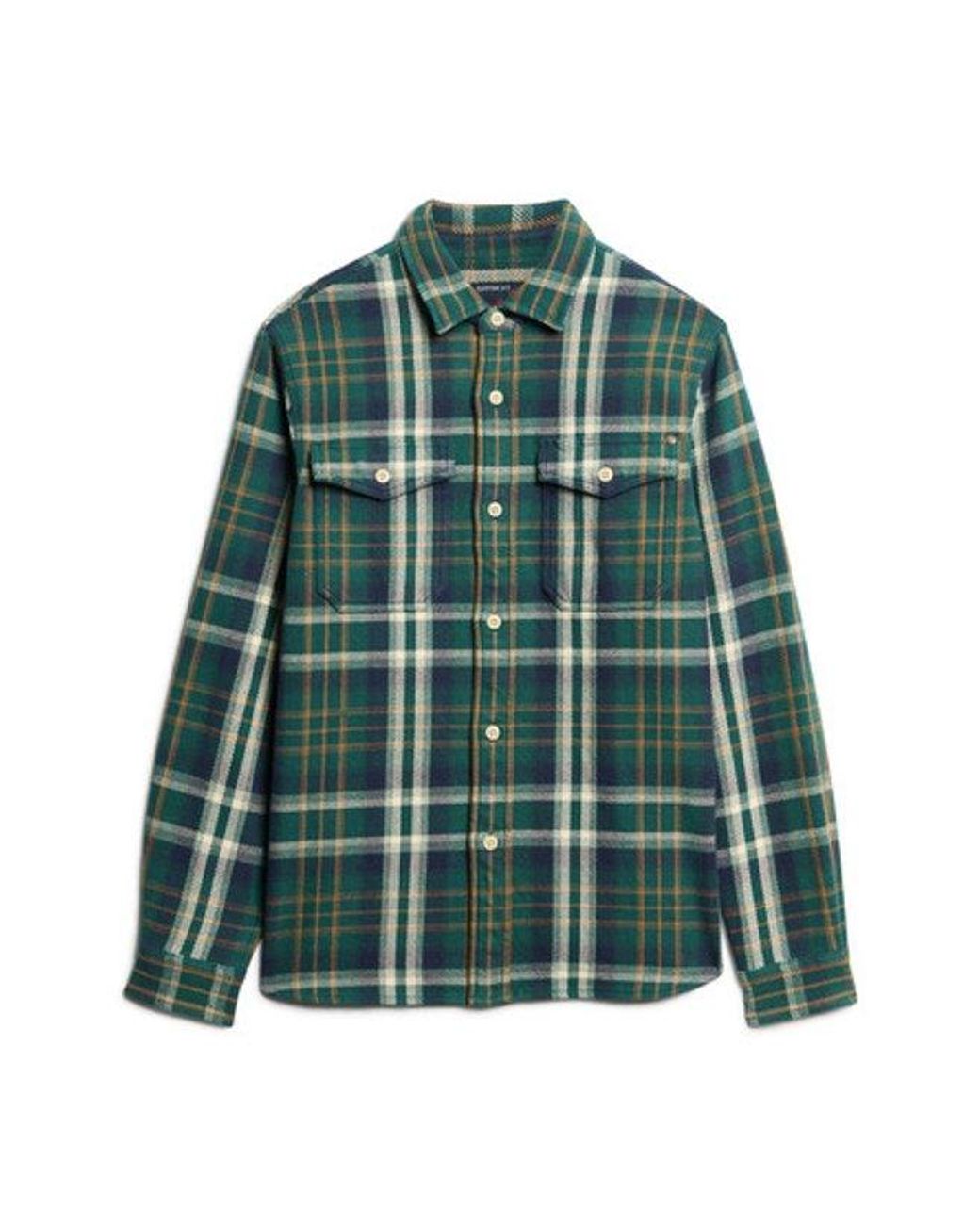Superdry Green & Co The Merchant Store - Heavy Checked Shirt for men