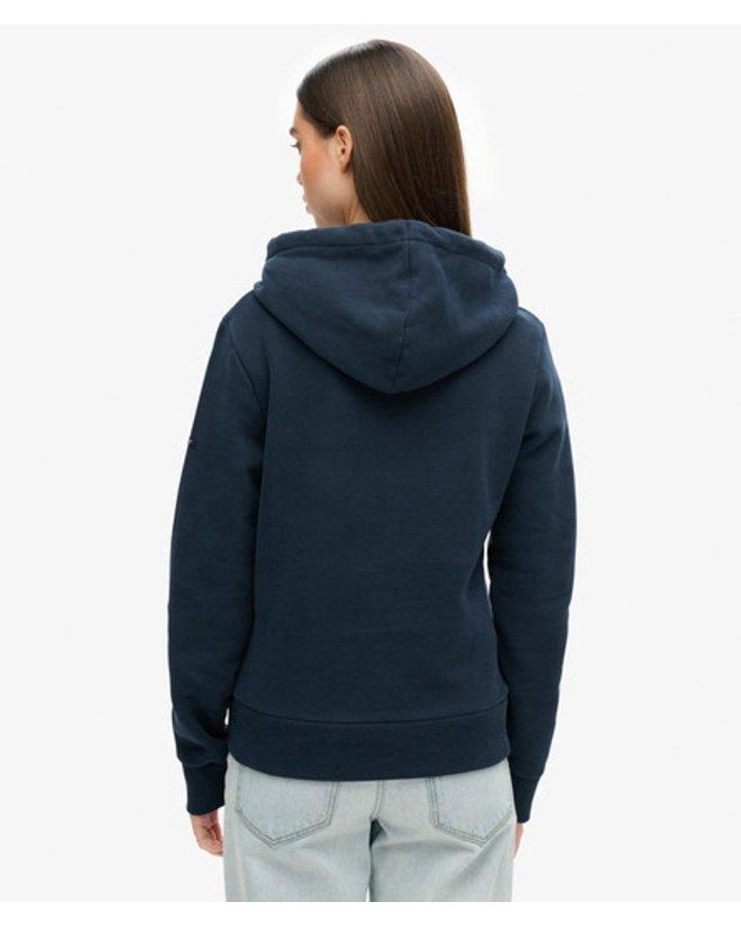 Superdry Blue & Co Vintage Rainbow Hoodie