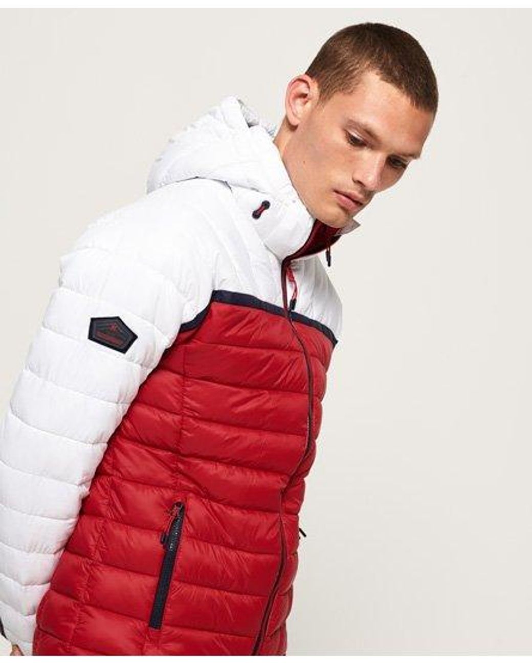 downhill racer padded jacket