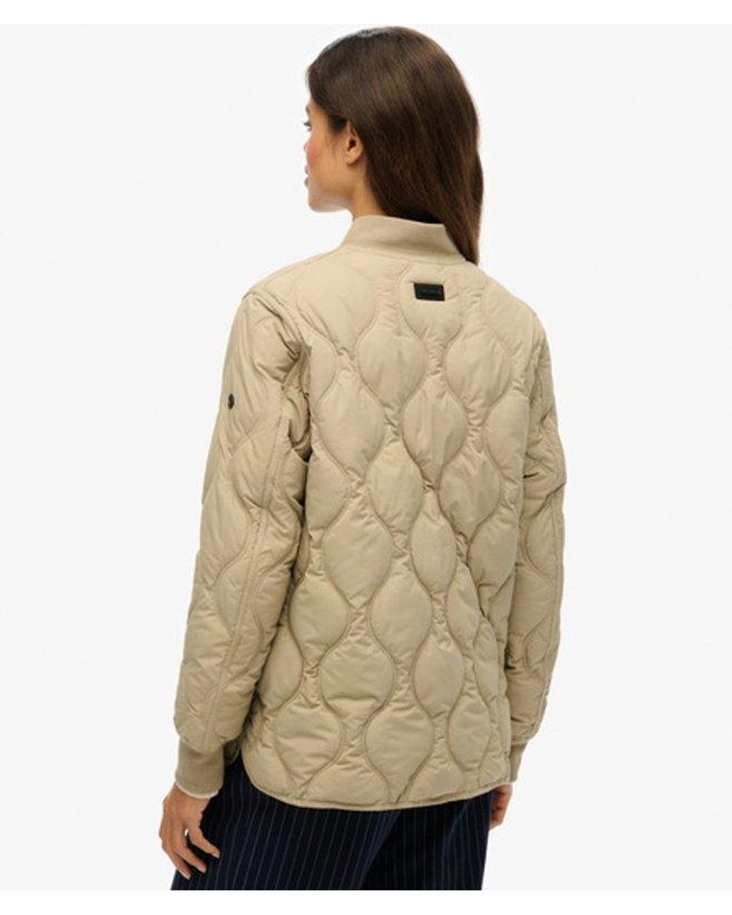 Superdry Natural Short Quilted Liner Jacket
