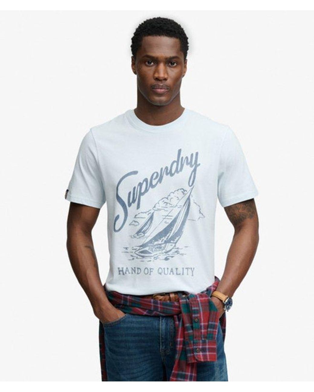 Superdry White & Co Lo-fi Dockside T-shirt for men