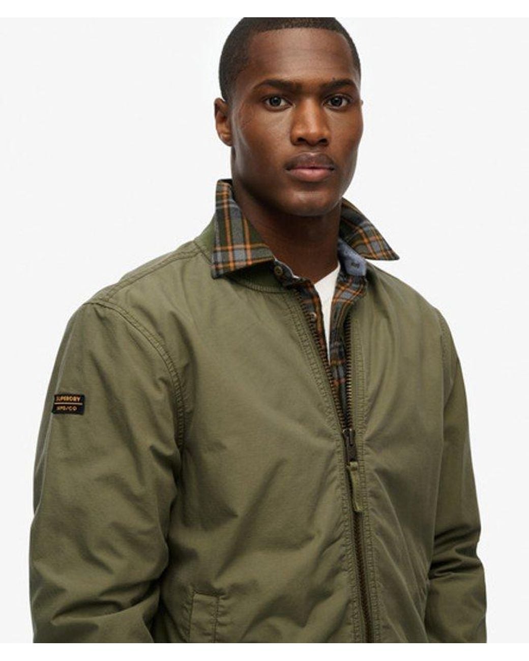 Superdry Lichtgewicht Ma1 Bomberjack in het Green voor heren