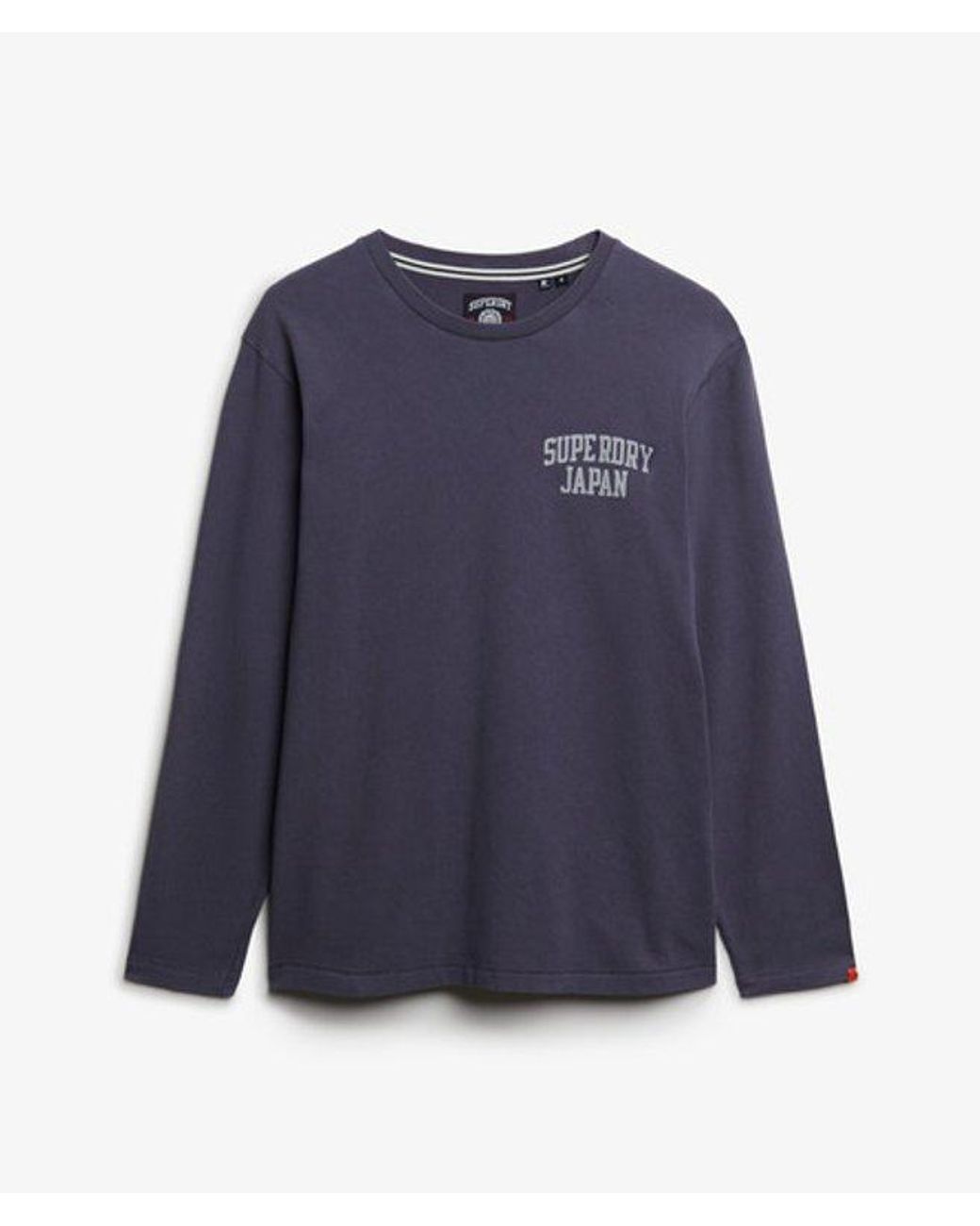 Superdry Blue & Co Athletic Essentials Long Sleeve Top for men