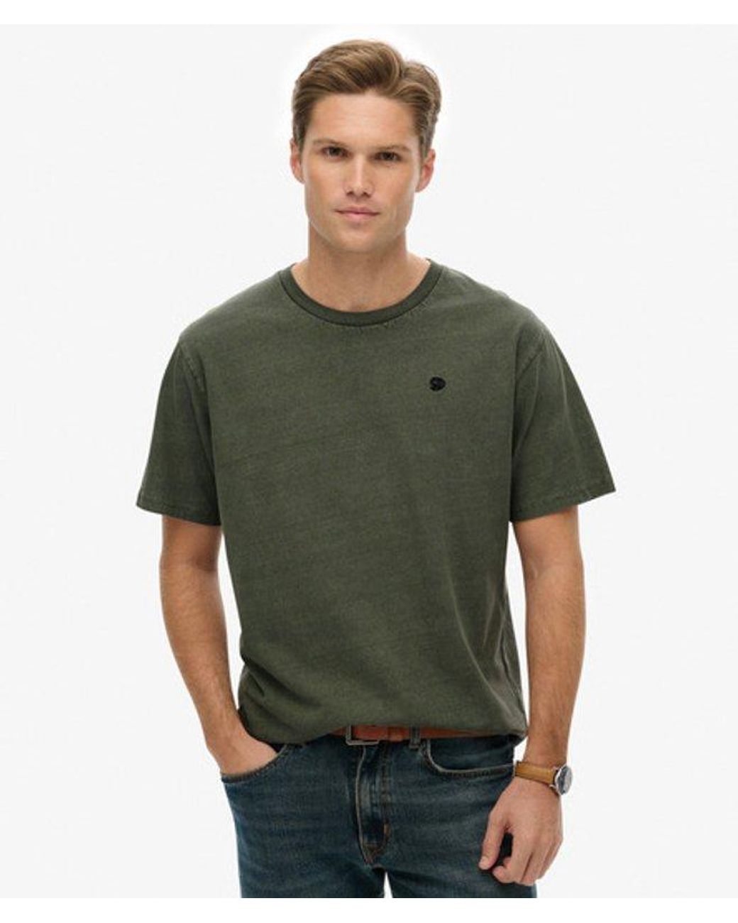 Superdry Green Essentials Relaxed T-Shirt for men