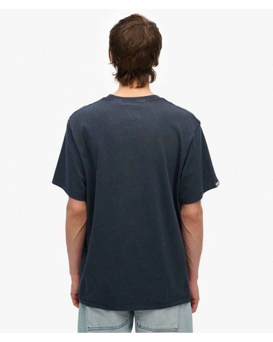 Superdry Blue & Co Athletic Essential Graphic T-shirt for men