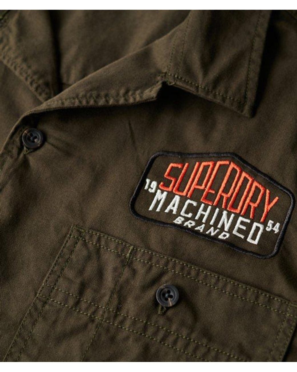 Superdry Green & Co Short Sleeve Mechanic Shirt for men