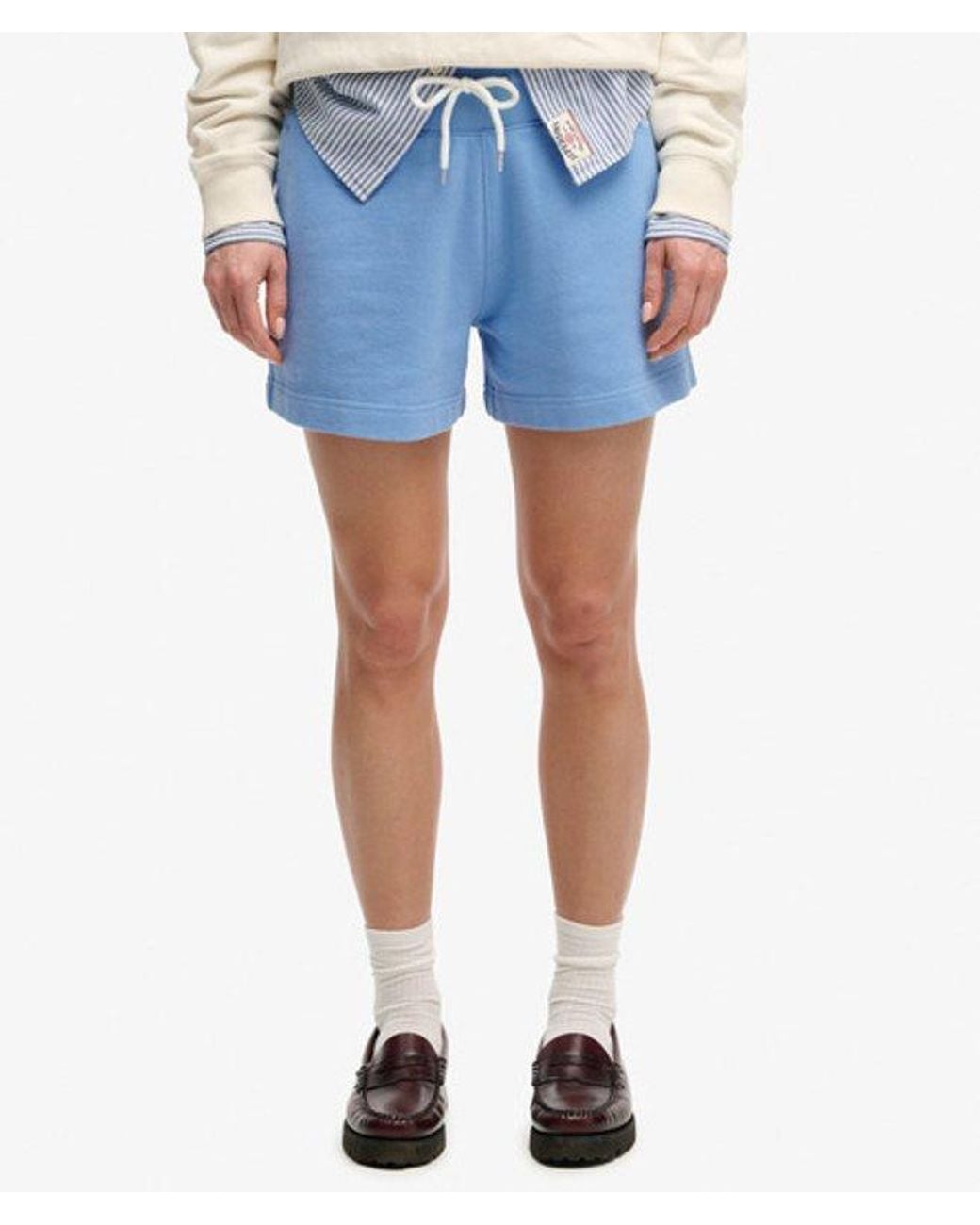 Superdry Studios Sweatshorts in het Blue